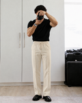 Classic Pintuck Straight Fit Trouser