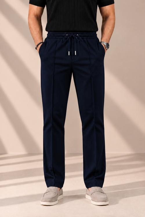 Classic Pintuck Straight Fit Trouser